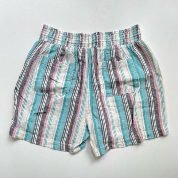 SOLD - Briggs Striped Linen Blend Shorts Women’s Large NWT - Picture 4 of 6